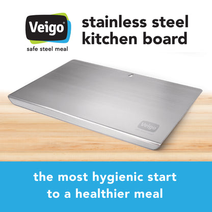 Veigo Stainless Steel Kitchen Board | Multipurpose