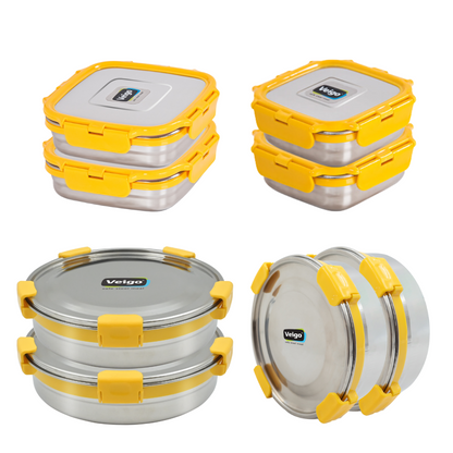 Veigo Super Mom Set of 8- Storage Containers