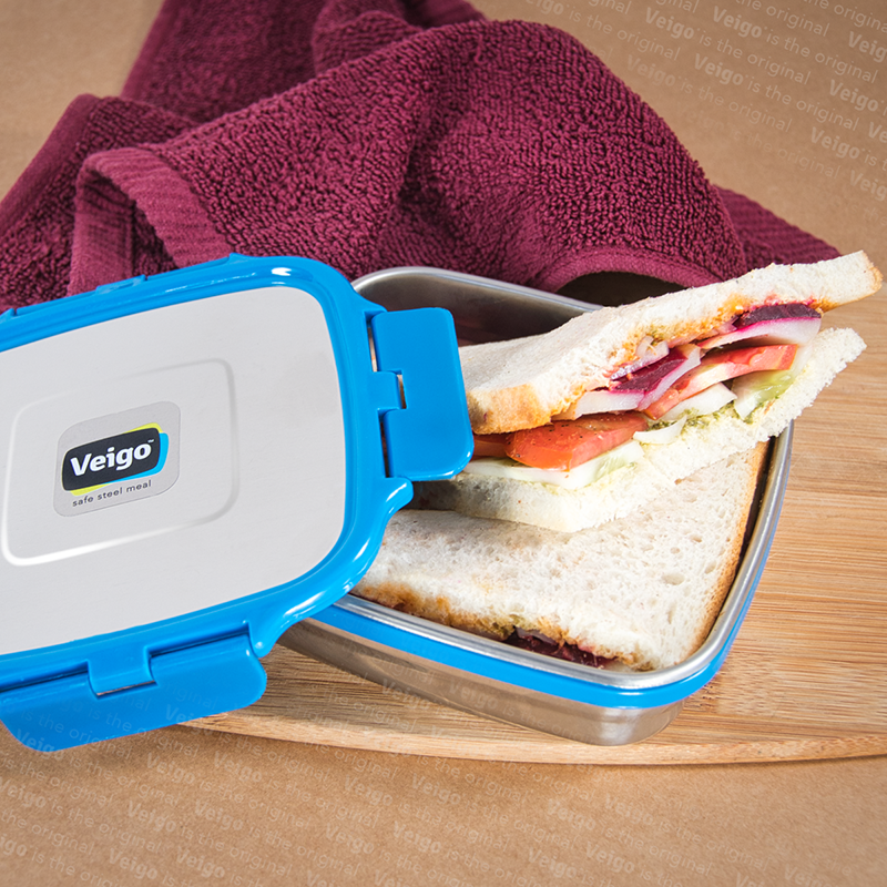 Veigo SANDWICH Steel Lunch Box - veigolunchboxes